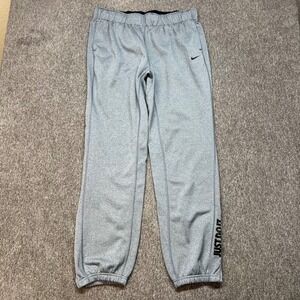 Nike Women's All Time Therma-Fit Fleece Training Pants Grey Medium 839348